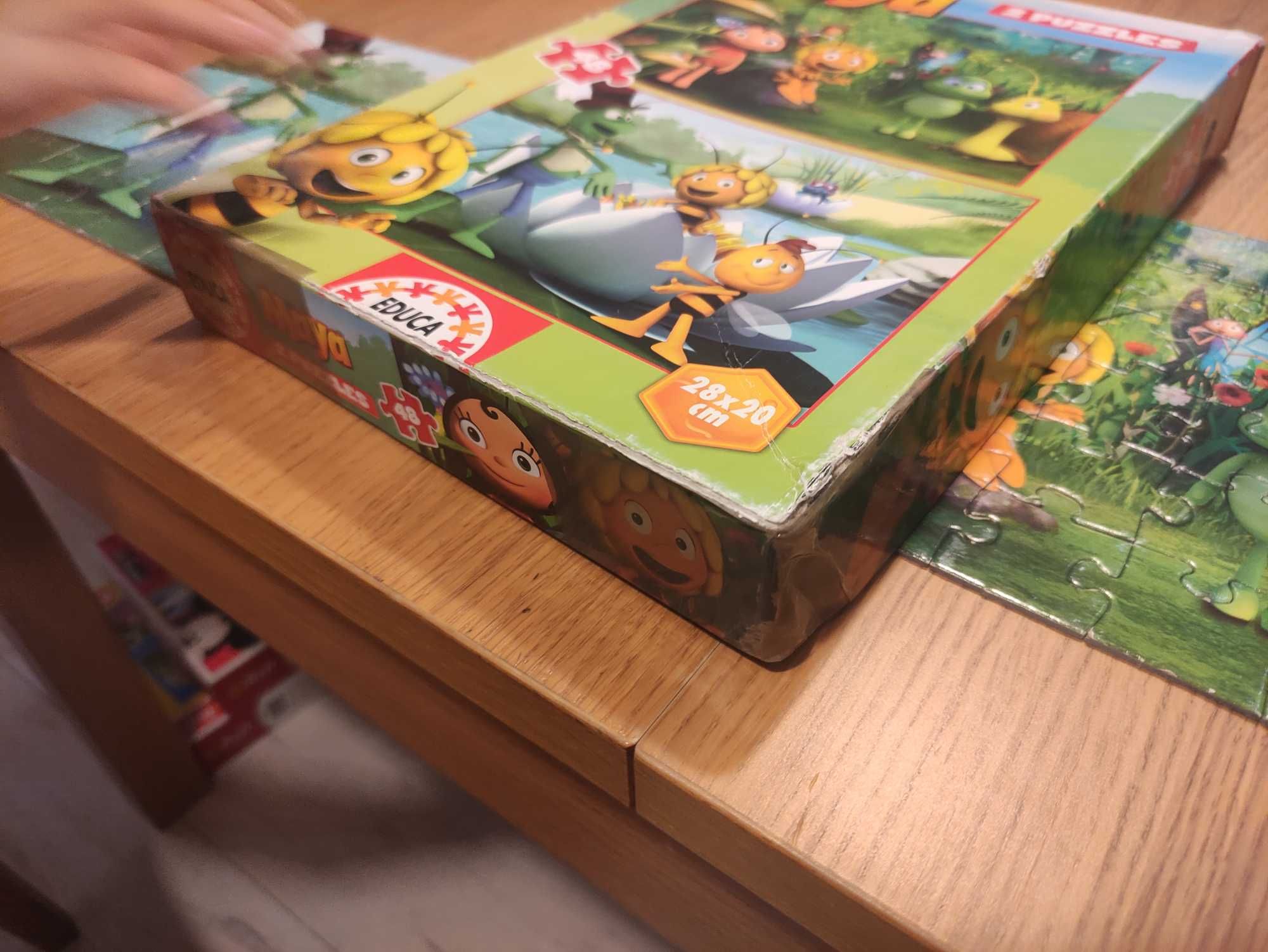 Puzzle Pszczółka Maja Educa 2x48 sztuk