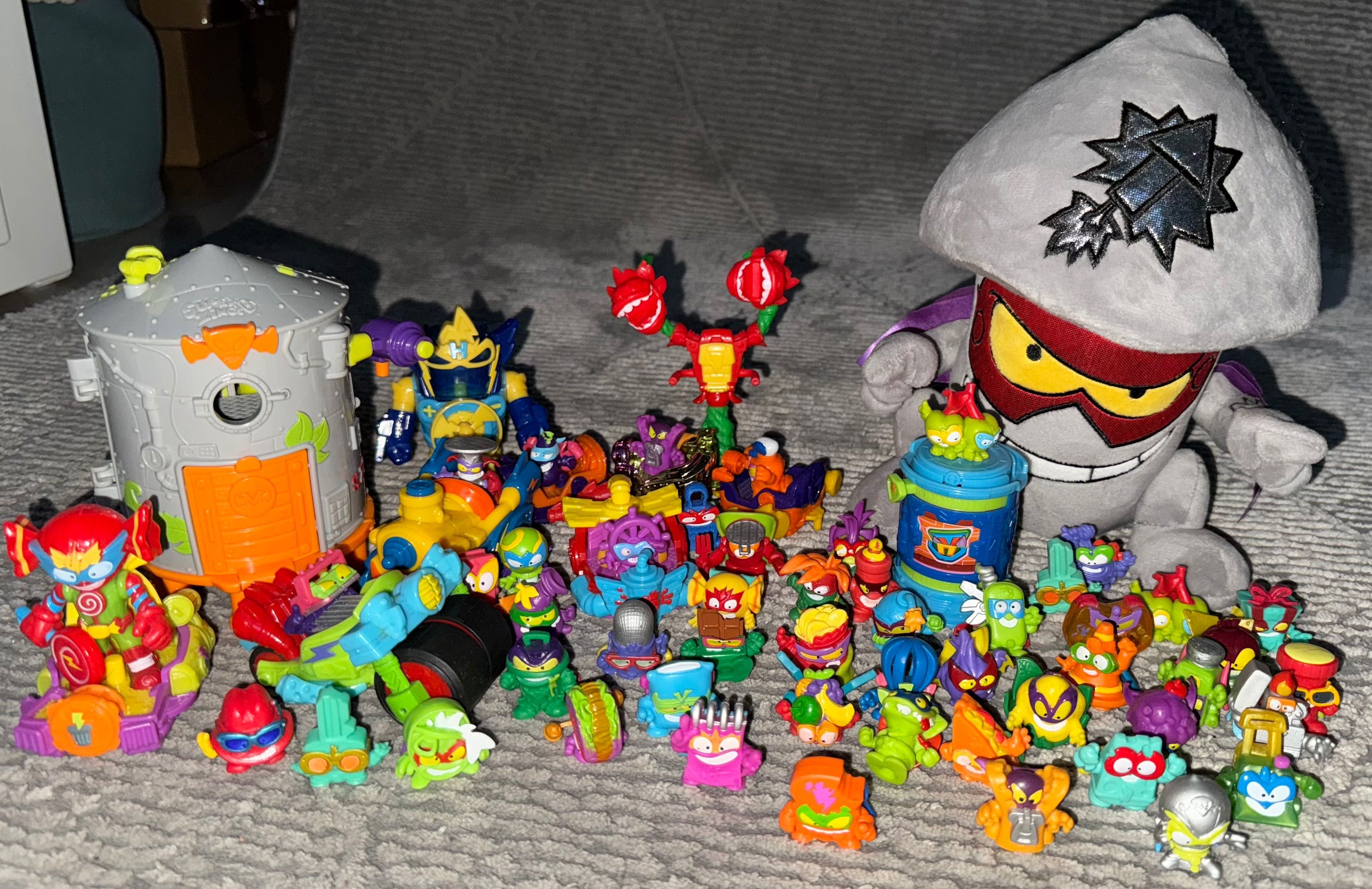 Zestaw Super Zings Things Maskotka 50figurek Rakieta Pojazd Tuba