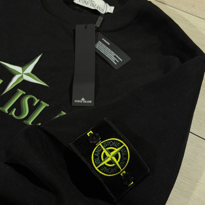 Нова Кофта Світшот Стон Айленд Stone Island з патчем, розмір XL