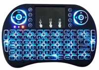 Mini Teclado retroiluminado com Touchpad