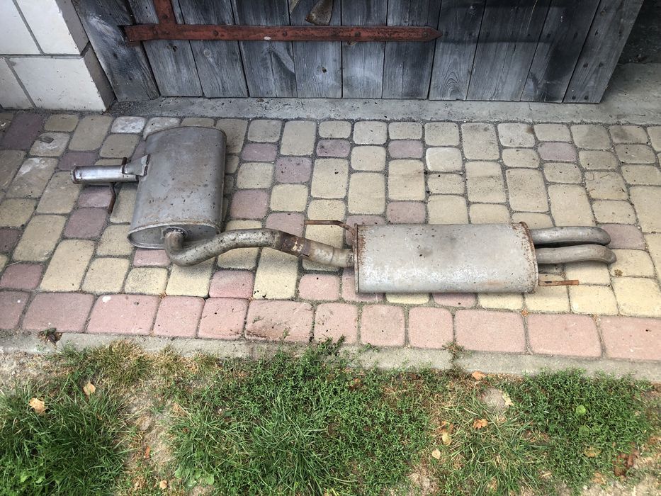 Komplet tłumików, środkowy i końcowy GOLF III Wydech VW Golf 3