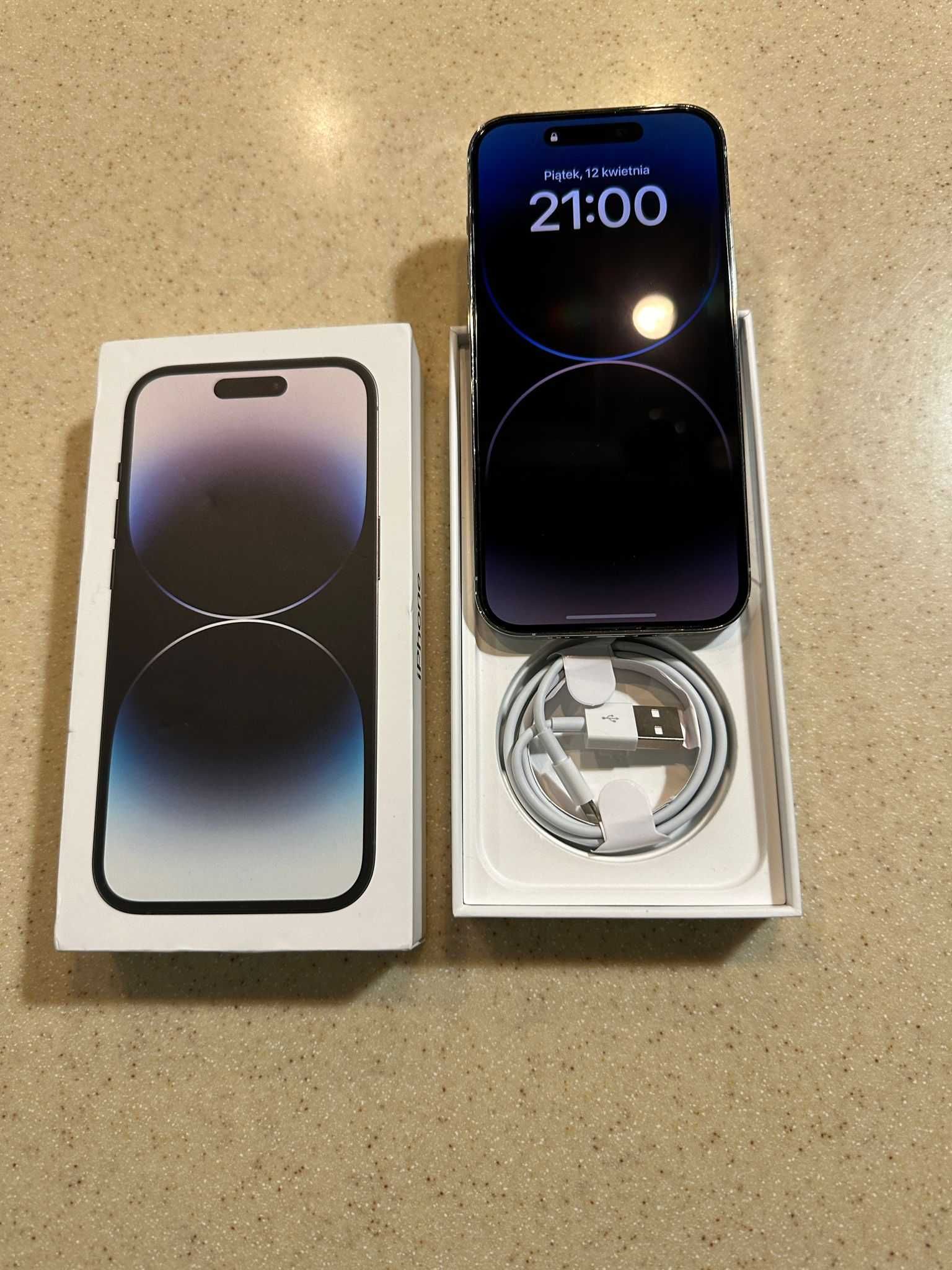 iPhone 14 pro 128gb bialy 100%