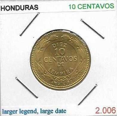 Moedas - - - Honduras