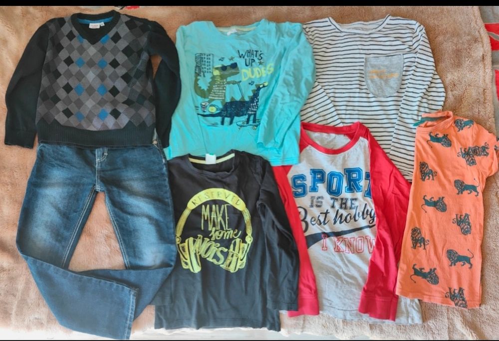 Zestaw paka ciuszków chłopięcych