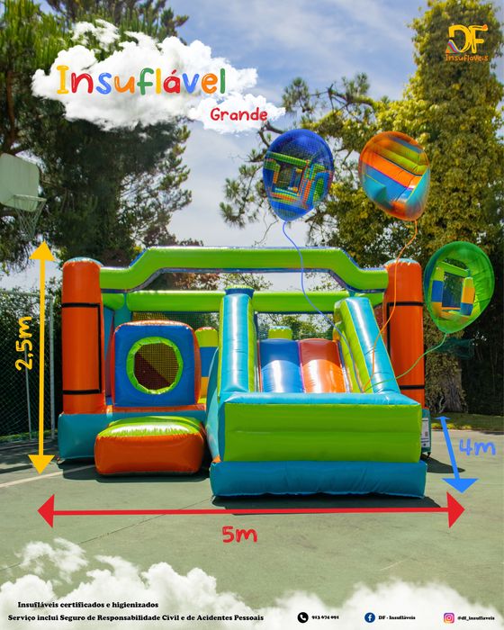 Insufláveis para aniversários