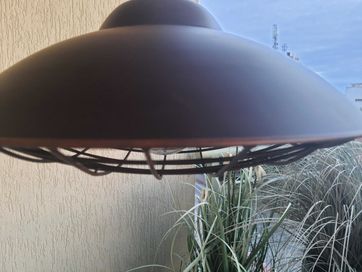 Loftowa lampa wisząca BLANCHE styl industrialny - kolor antyczny brąz