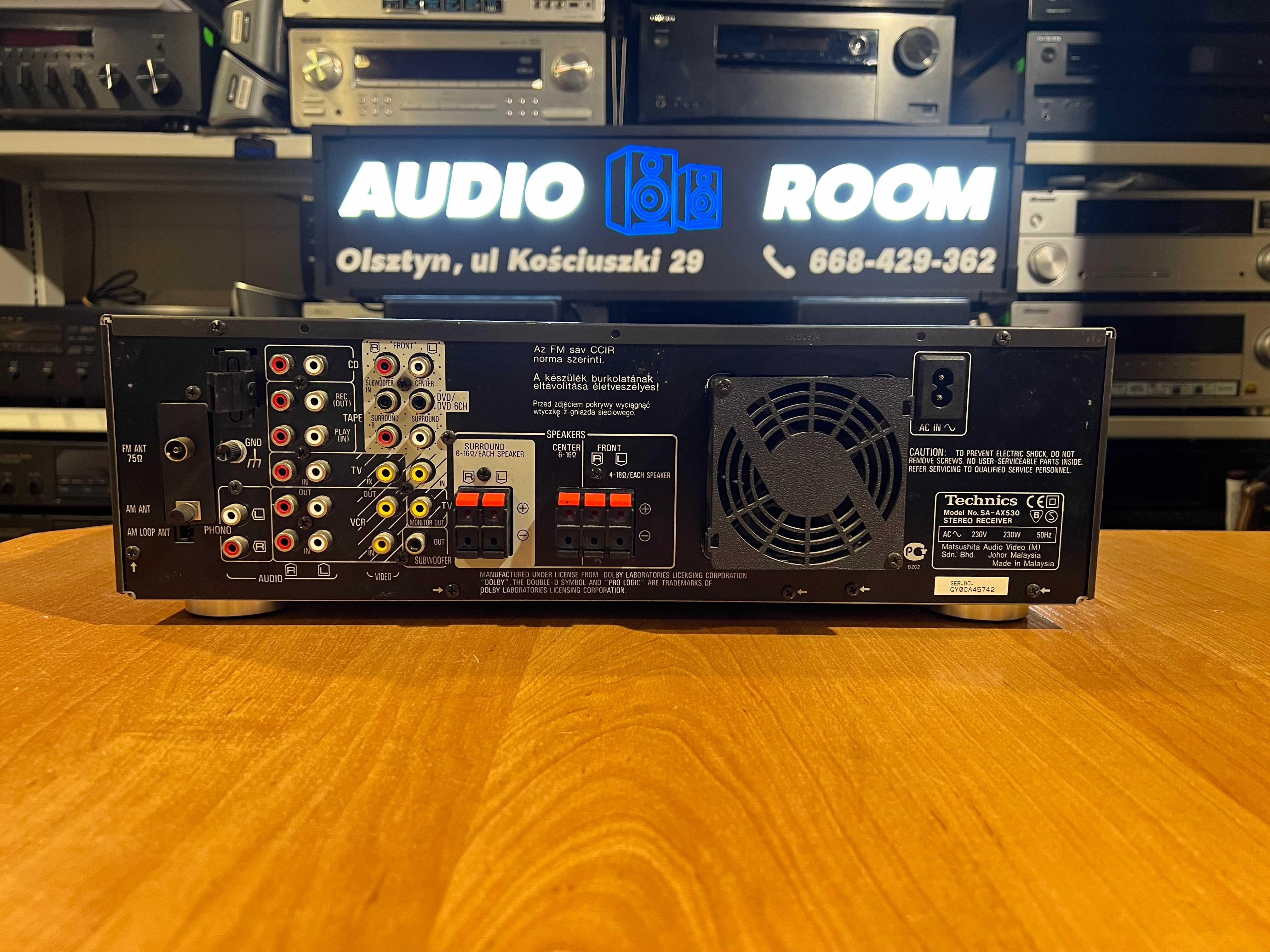 Amplituner Technics SA-AX530 5x80Watt, Audio Room