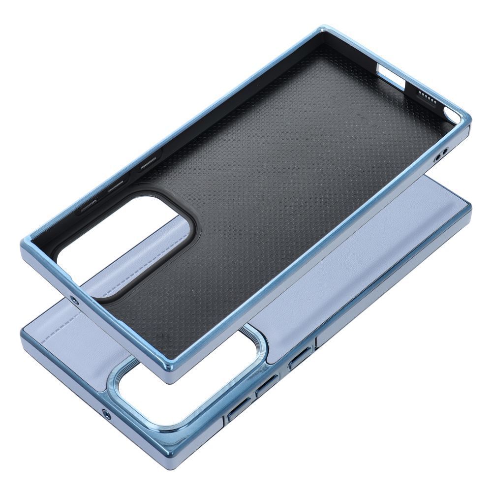 Etui Case Plecki Milano Samsung S22 Ultra Niebieski + Szkło 9H