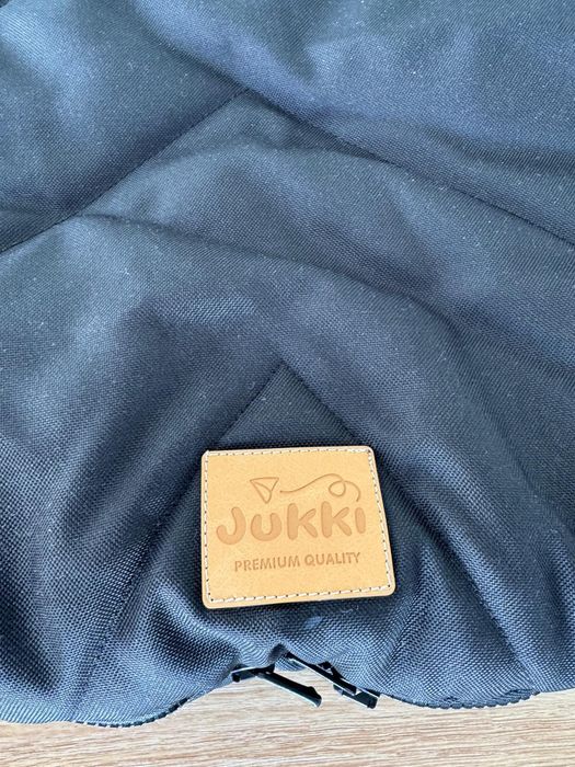 Zimowy śpiworek do wózka, sanek, gondoli Jukki czarny