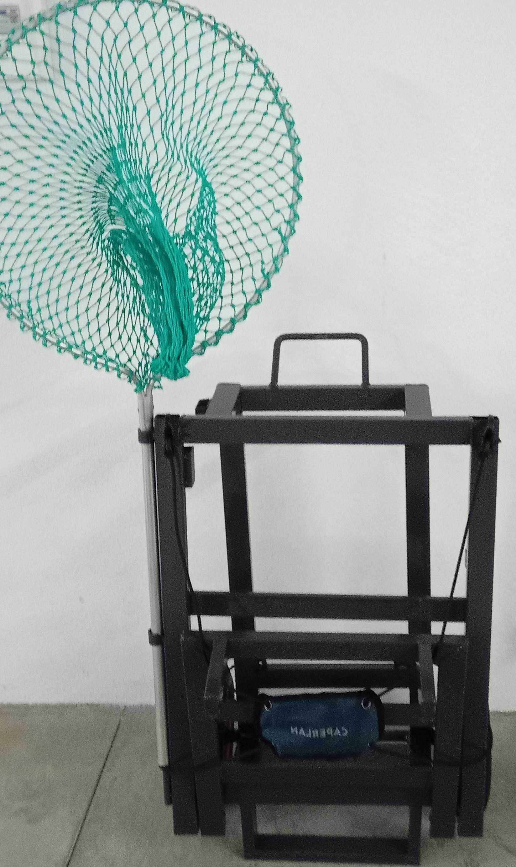 Carro em inox transporte material pesca