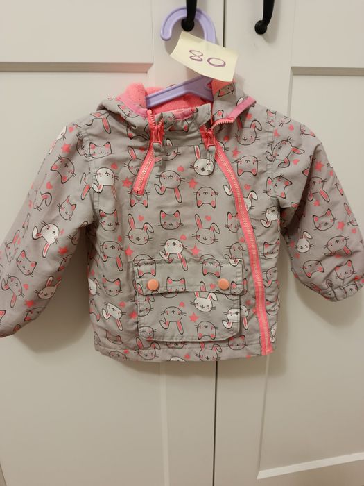 Kurtka wiosenna dla dziewczynki rozmiar 80