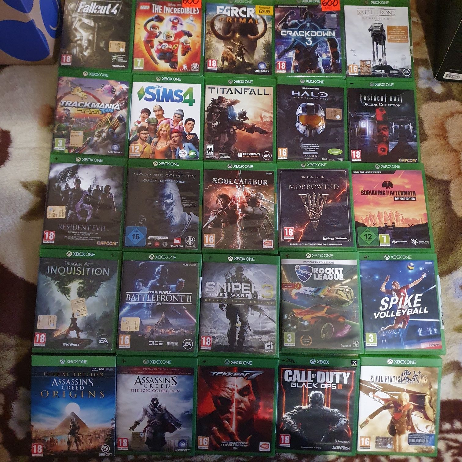 Диски,Игры для XBOX ONE, Resident Evil 6, LEGO, Far Cry игры от 100