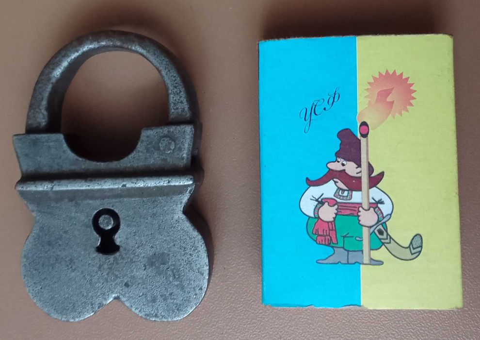 Навесной замок Старинный замок антикварный