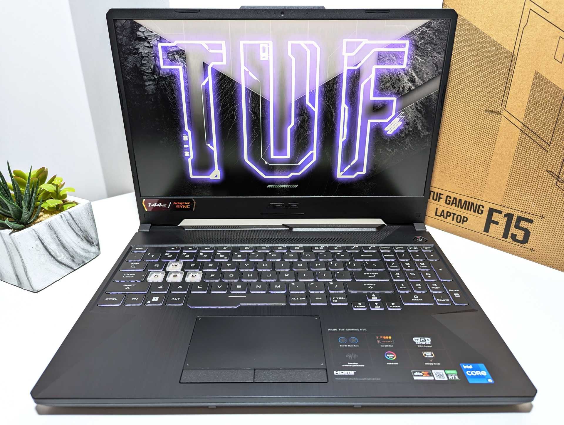 LAPTOP GAMINGOWY Asus TUF F15 RTX 3060 Intel I5-11400H 144 hz