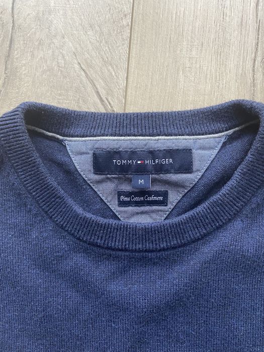 Tommy Hilfiger sweter bawełna/kaszmir rozm. M