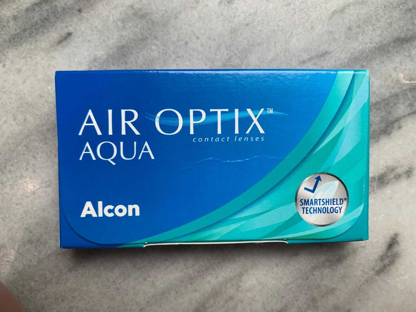Soczewki miesięczne Air Optix Aqua silikonowo-hydrożelowe moc -5.75