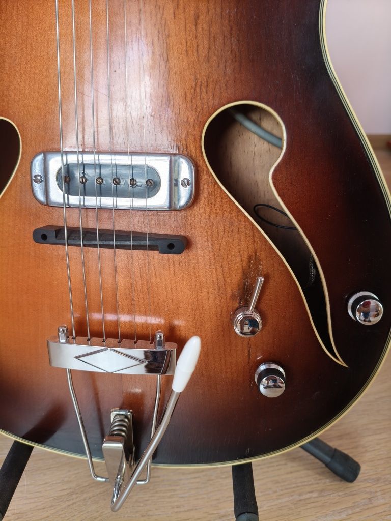 Migma Favorit By Heinz Seifert gitara hollow body z lat 50