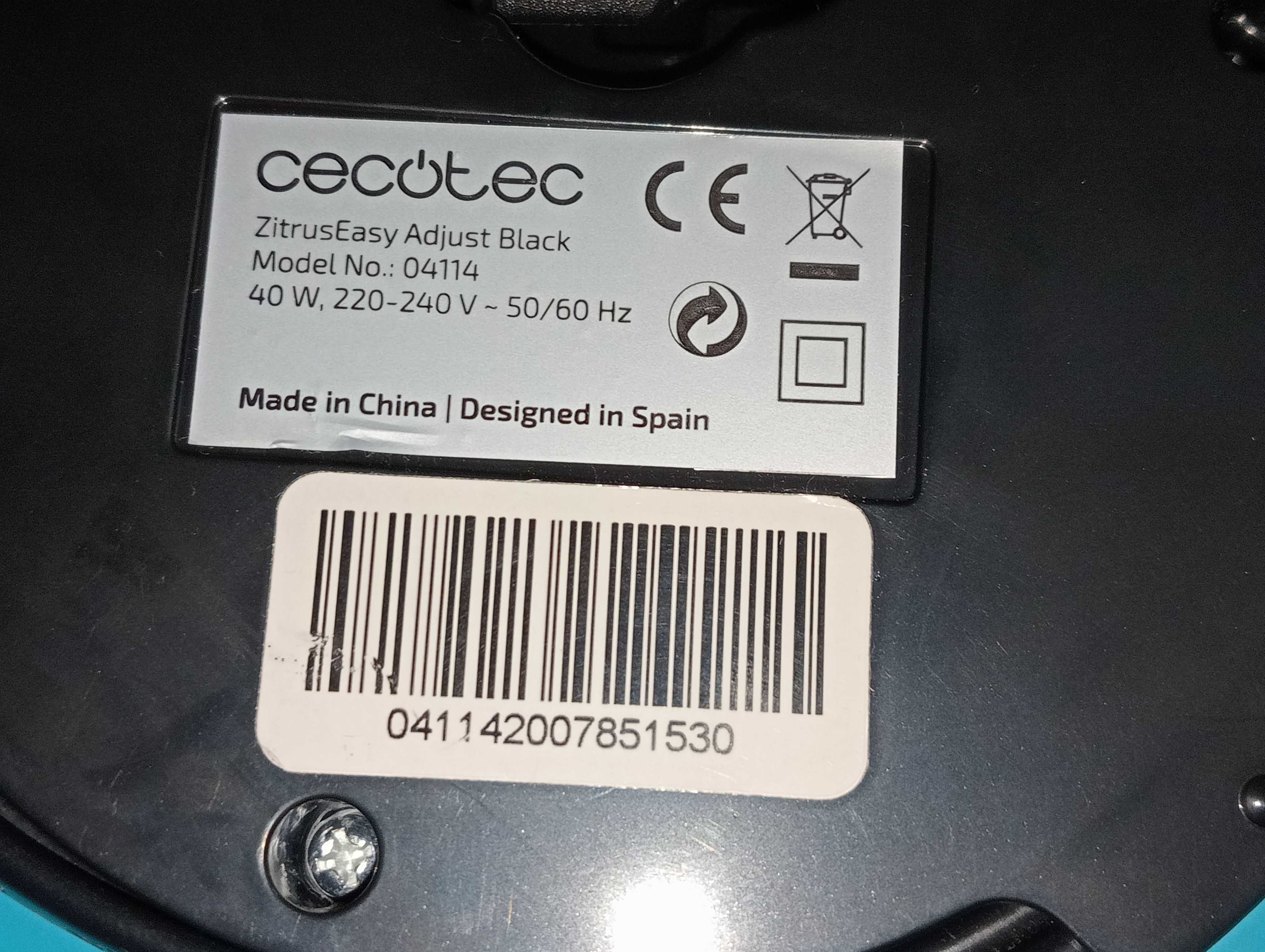 Cecotec ZitrusEasy elektryczna wyciskarka do cytrusów