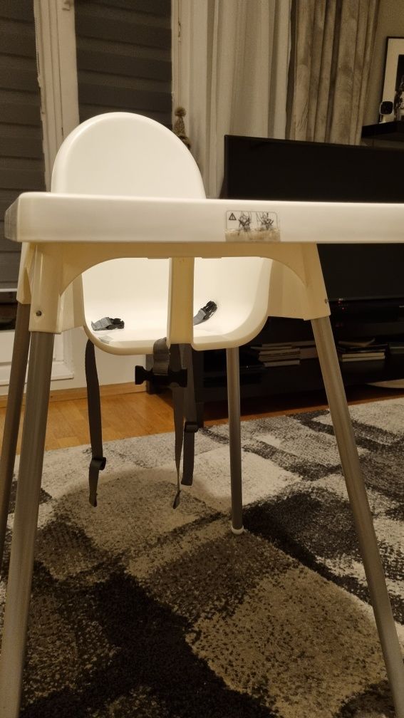 Ikea krzesełko dla dziecka do karmienia wraz z tacką IKEA antilop