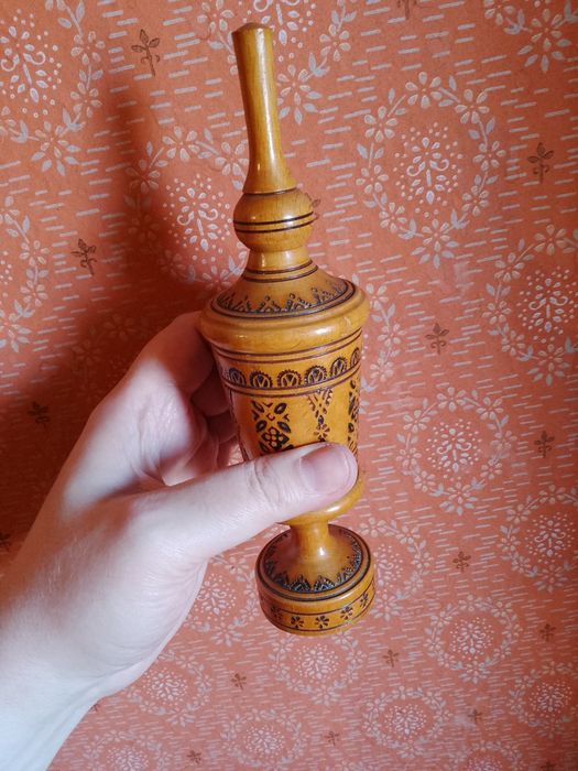 Кубок деревянный ручная работа времён СССР состояние отличное