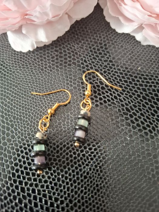 Kolczyki handmade z naturalnych kamieni