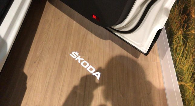Логотип skoda. led подсветка