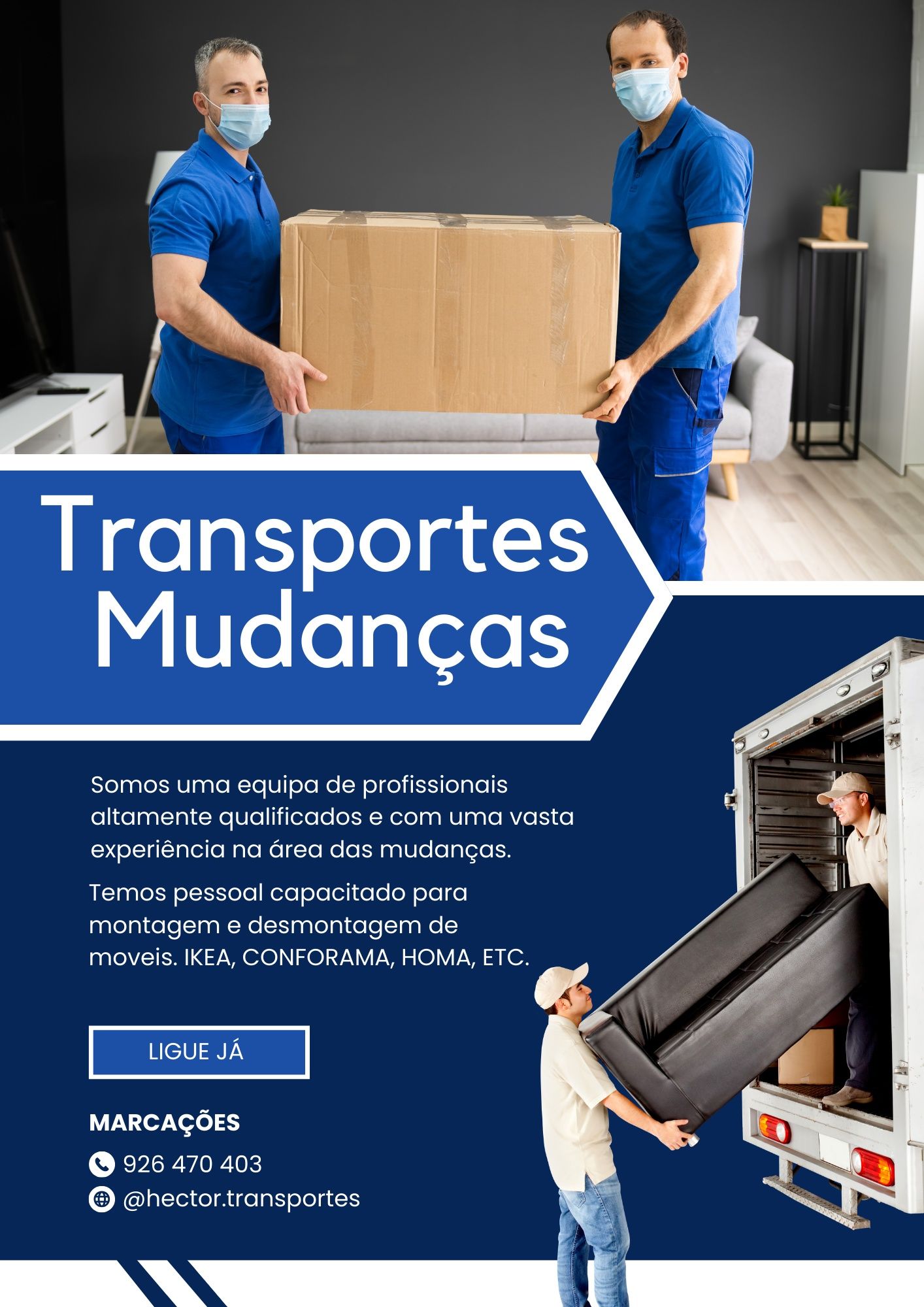 Mudanças e Transportes