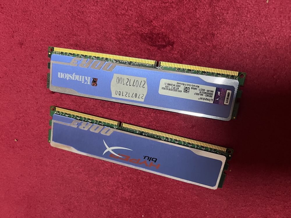 Pamieć RAM DDR3 2x4gb 1600mhz HYPER BLUE KINGSTON