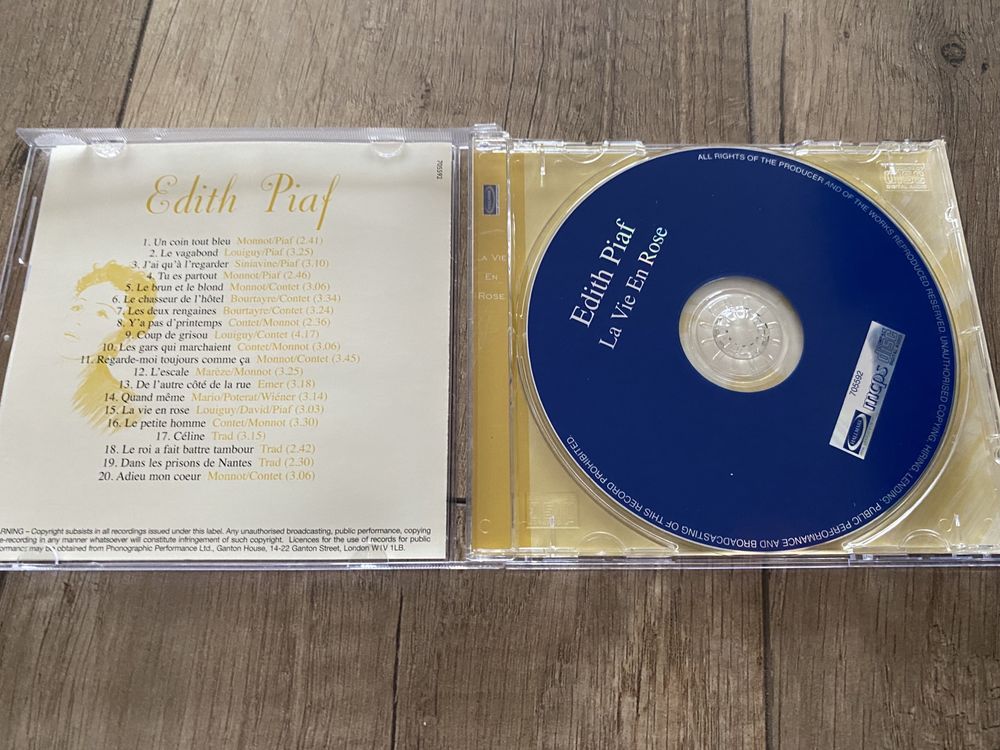 Edith Piaf La vie en rose CD