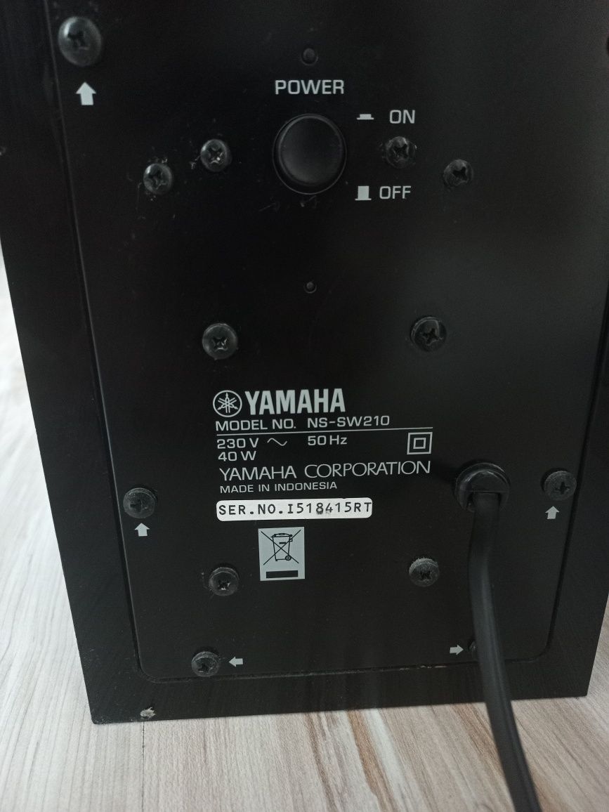 Głosniki YAMAHA Komplet  NS-125F, NS-C125, subwoofer NS-SW210 ; kin