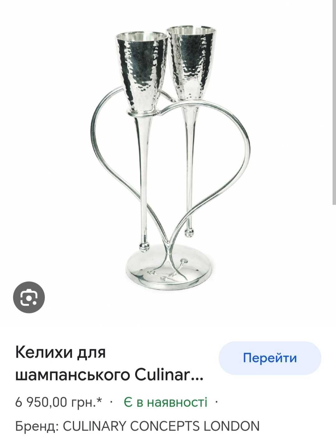 Culinary Concepts Heart Lovers бокалы для шампанского.