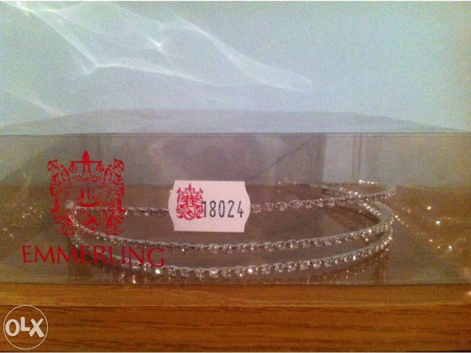 Tiara/bandolete de noiva para cabelo
