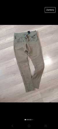 Spodnie jeansowe jeansy khaki