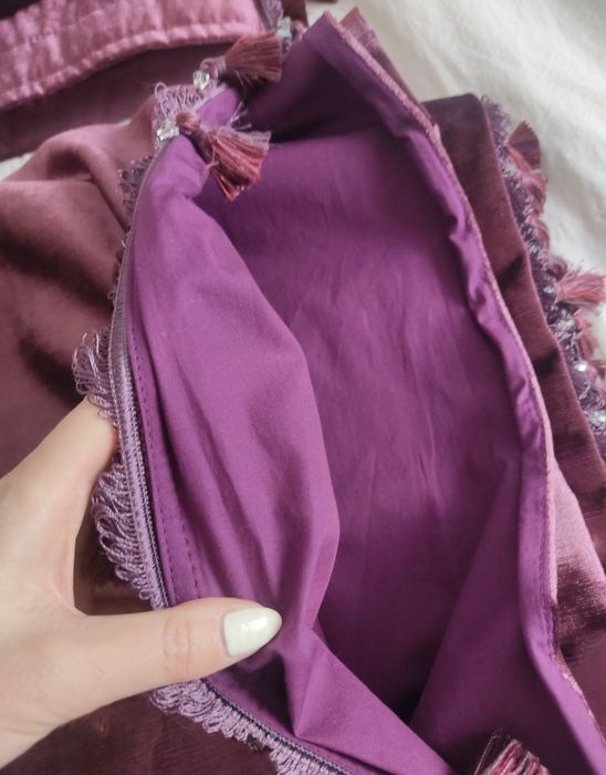 Дизайнерские велюровые шторы, ткань Jab