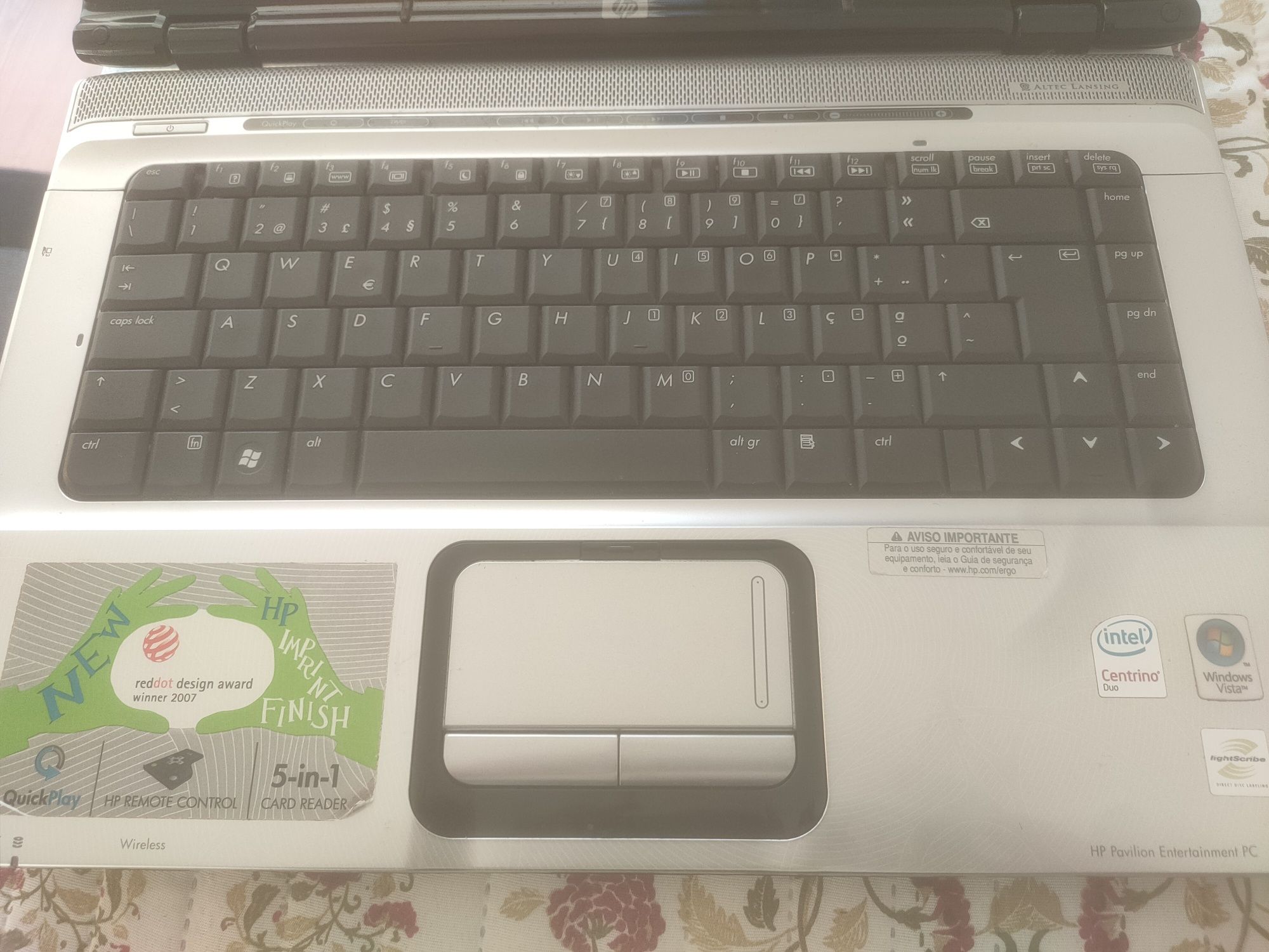 Portátil HP Pavilion dv6500