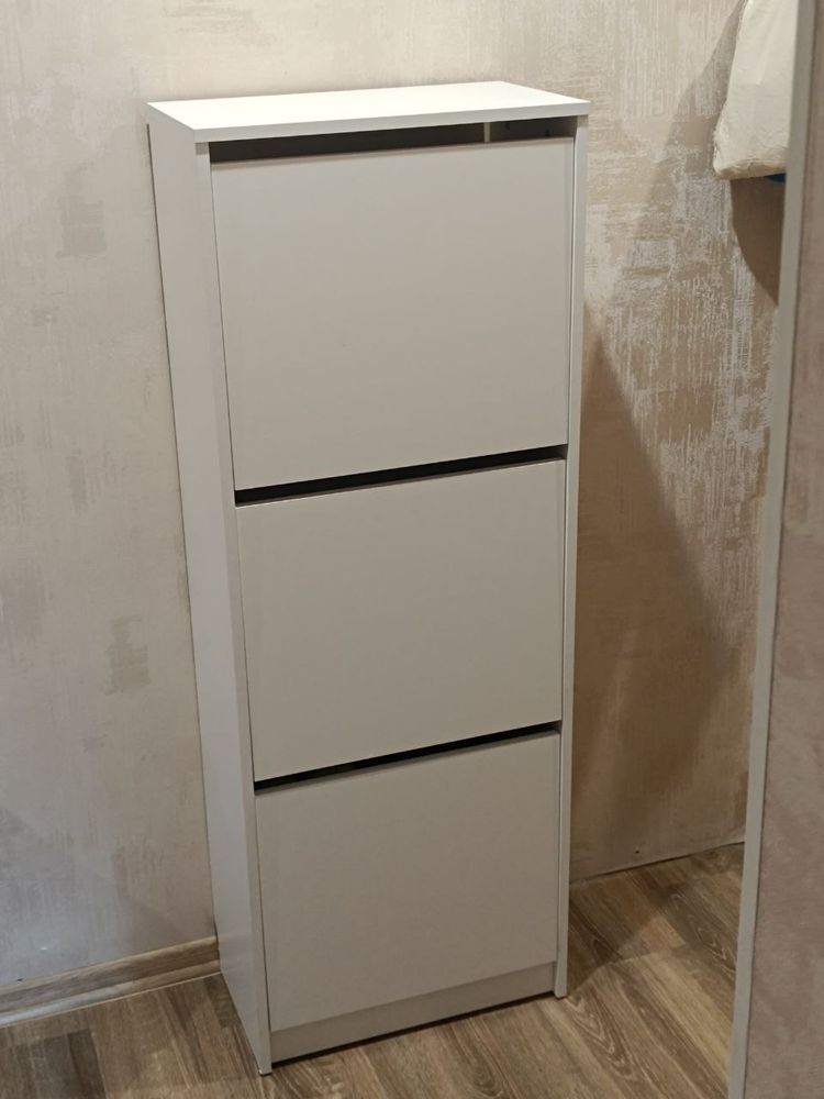 IKEA BISSA шафа для взуття, тумба в прихожую икеа, ікеа шафа тумбочка