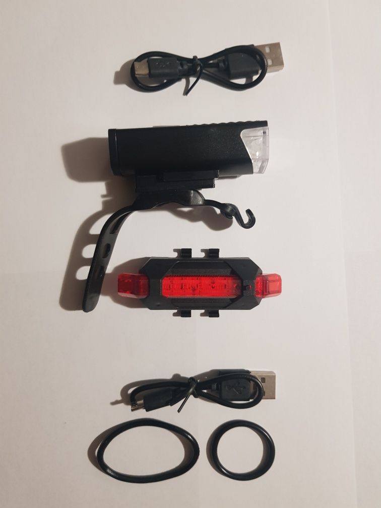 велосипедный фонарик велофонарь передний задний комплект