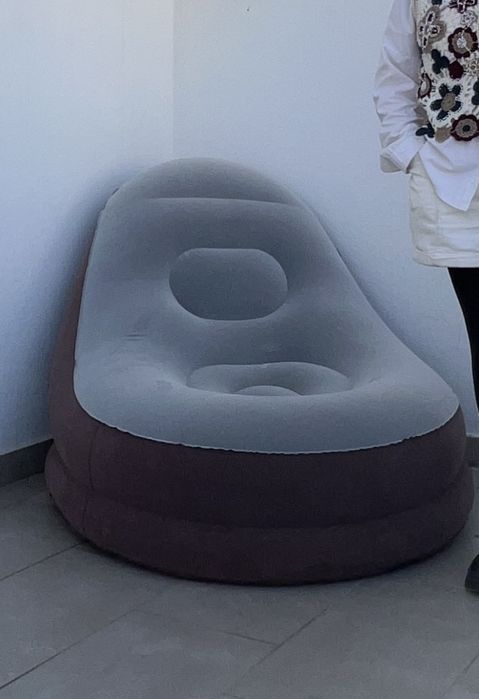 Cadeira de lounge inflável