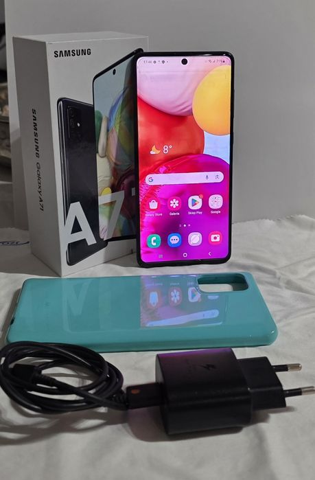 Samsung A71 komplet + szklo hartowane