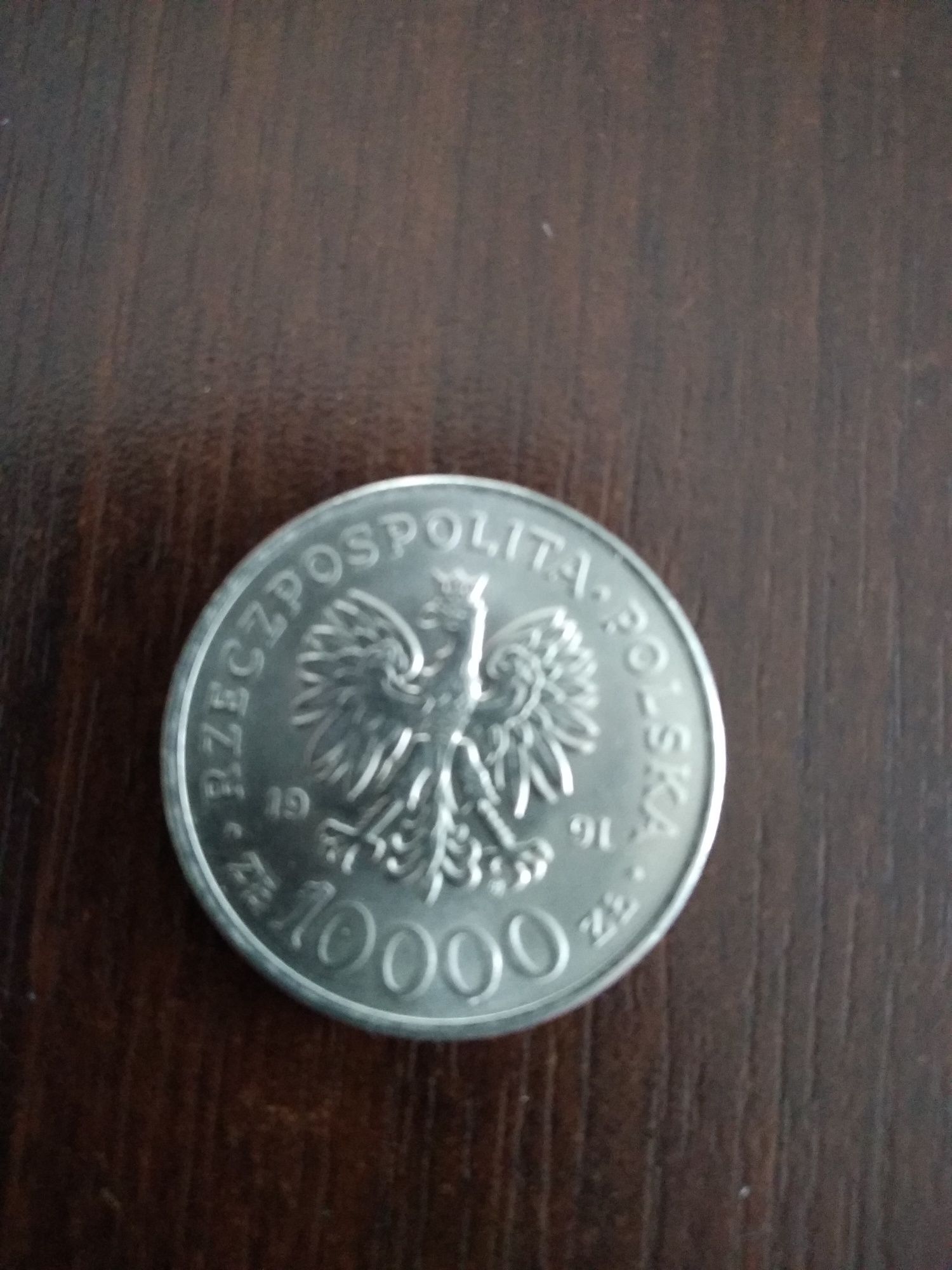 Moneta 10000 z 1991 rok Konstytucja 3 maja
