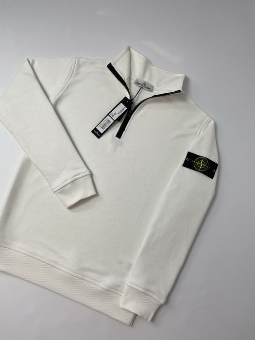 Чорний зіп світшот Стоне Ісланд Кофта Stone Island Свитшот Стонік SI