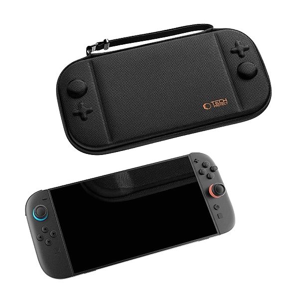 Etui Tech-Protect Slim Pouch na Nintendo Switch 2 - czarne