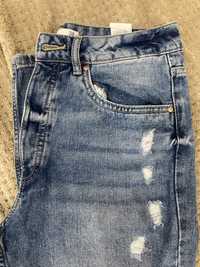 Spodnie mom fit rozm 38 nowe jeansy z dziurami sinsay