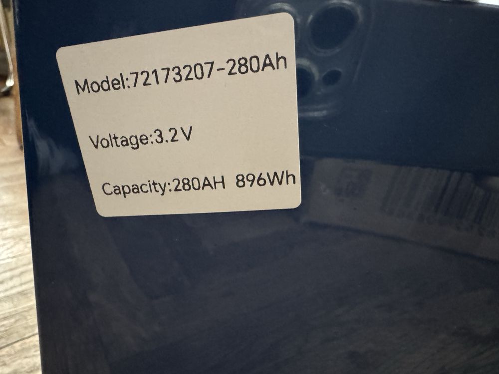 Акумулятор Envision ESS 4LH3L7 280Ah - LiFePO4 - 3.2V A-grade