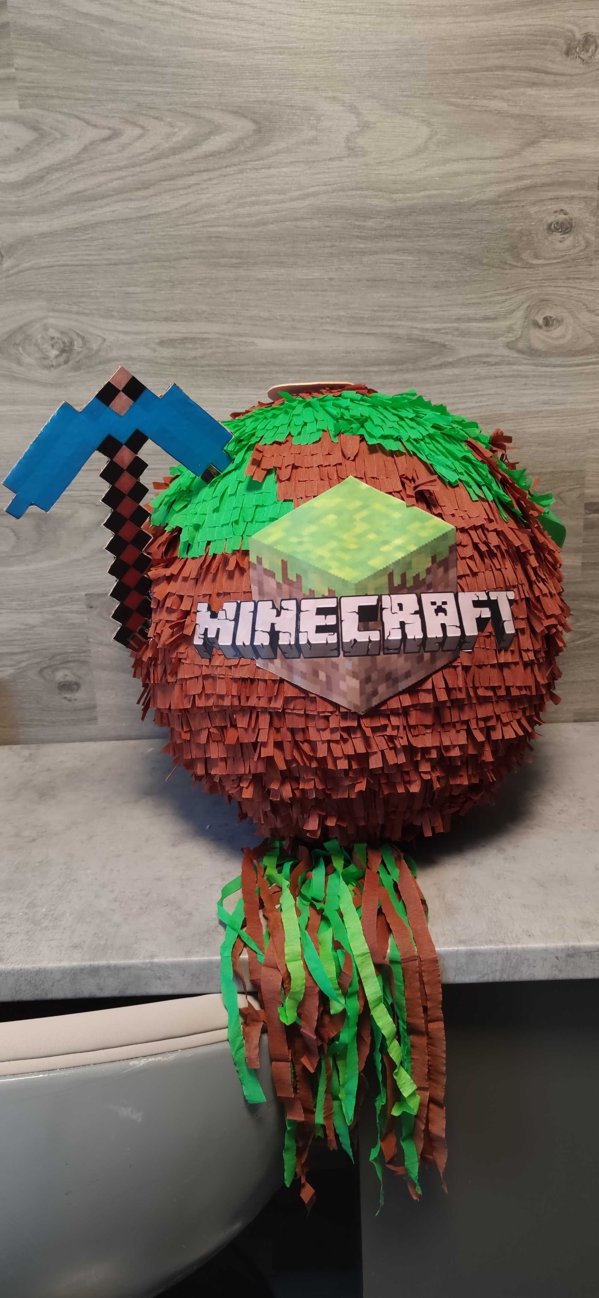 Пиньята Майнкрафт Большая 125 см + аксессуары Піньята Minecraft