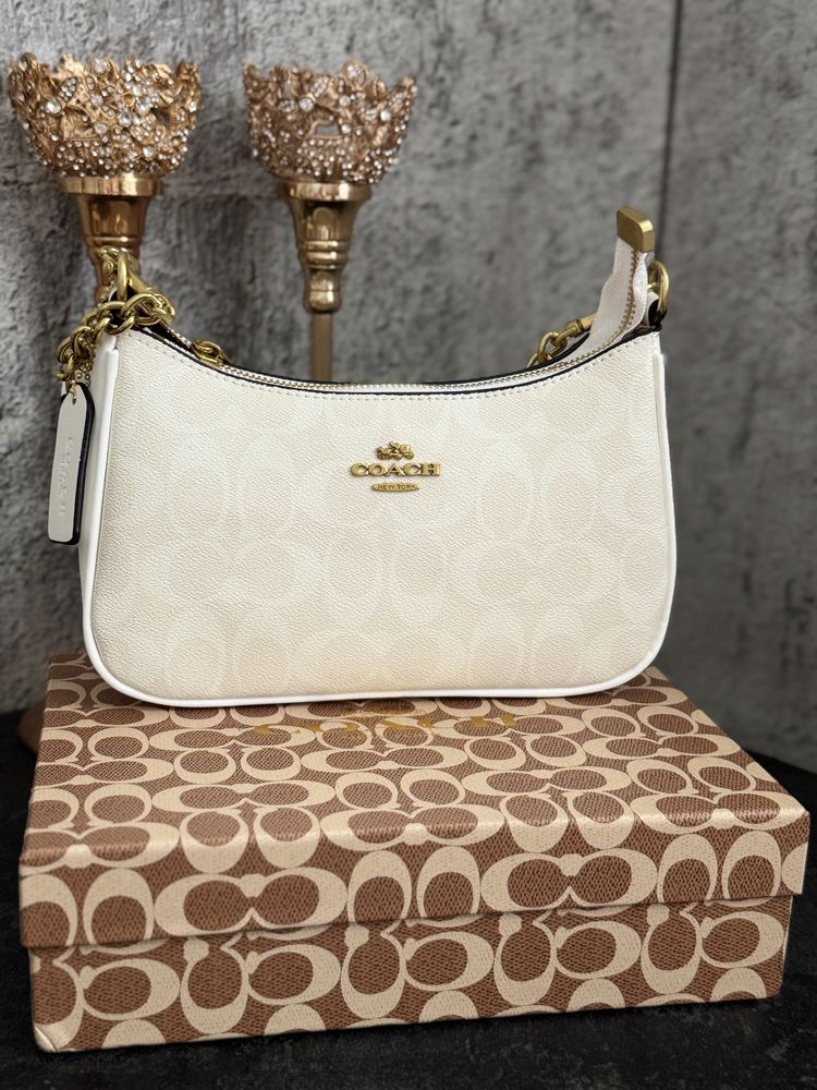Продам сумочку Coach Teri White Shoulder