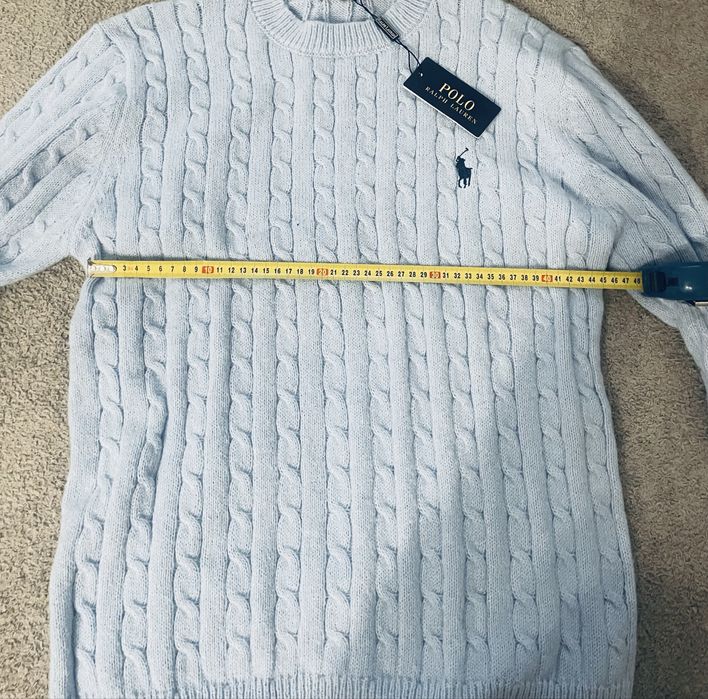 Sweter ralph lauren błękitny