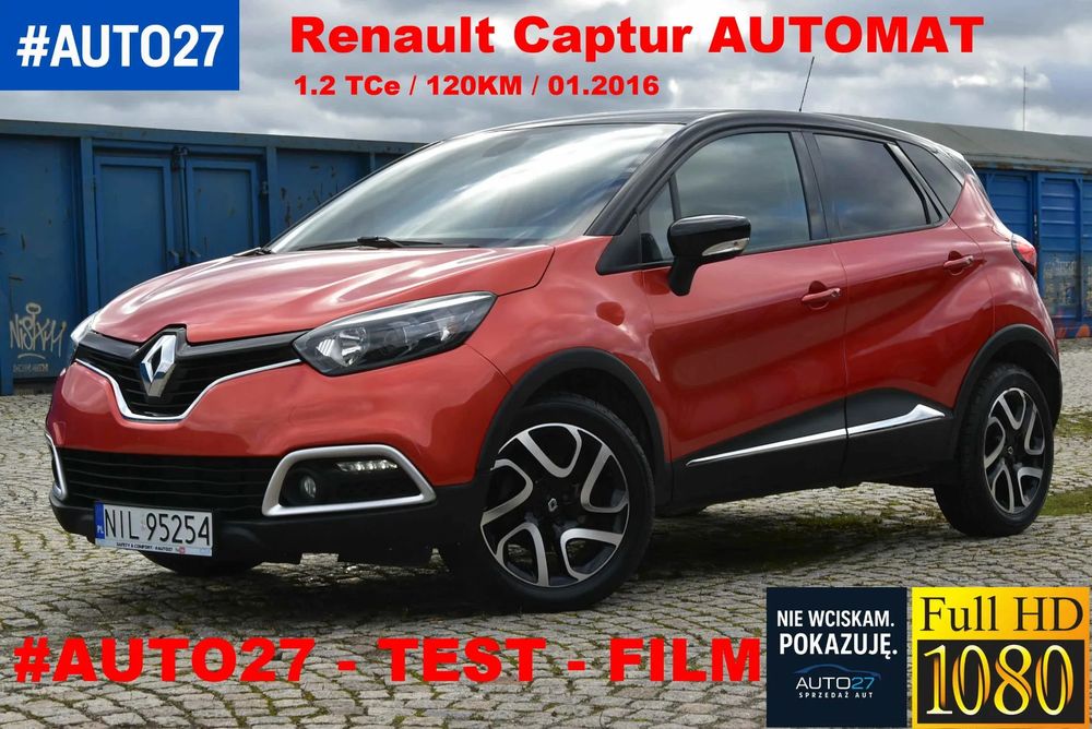 Renault Captur #AUTO27*Film*1.2TCe*AUTOMAT*Climatronic*Navi*PDC*ALU*TOP*NowySerwis