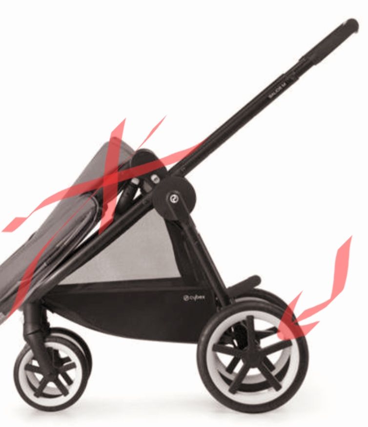 Koła, śruby zapasowe, Stelaż spacerówki cybex balios m