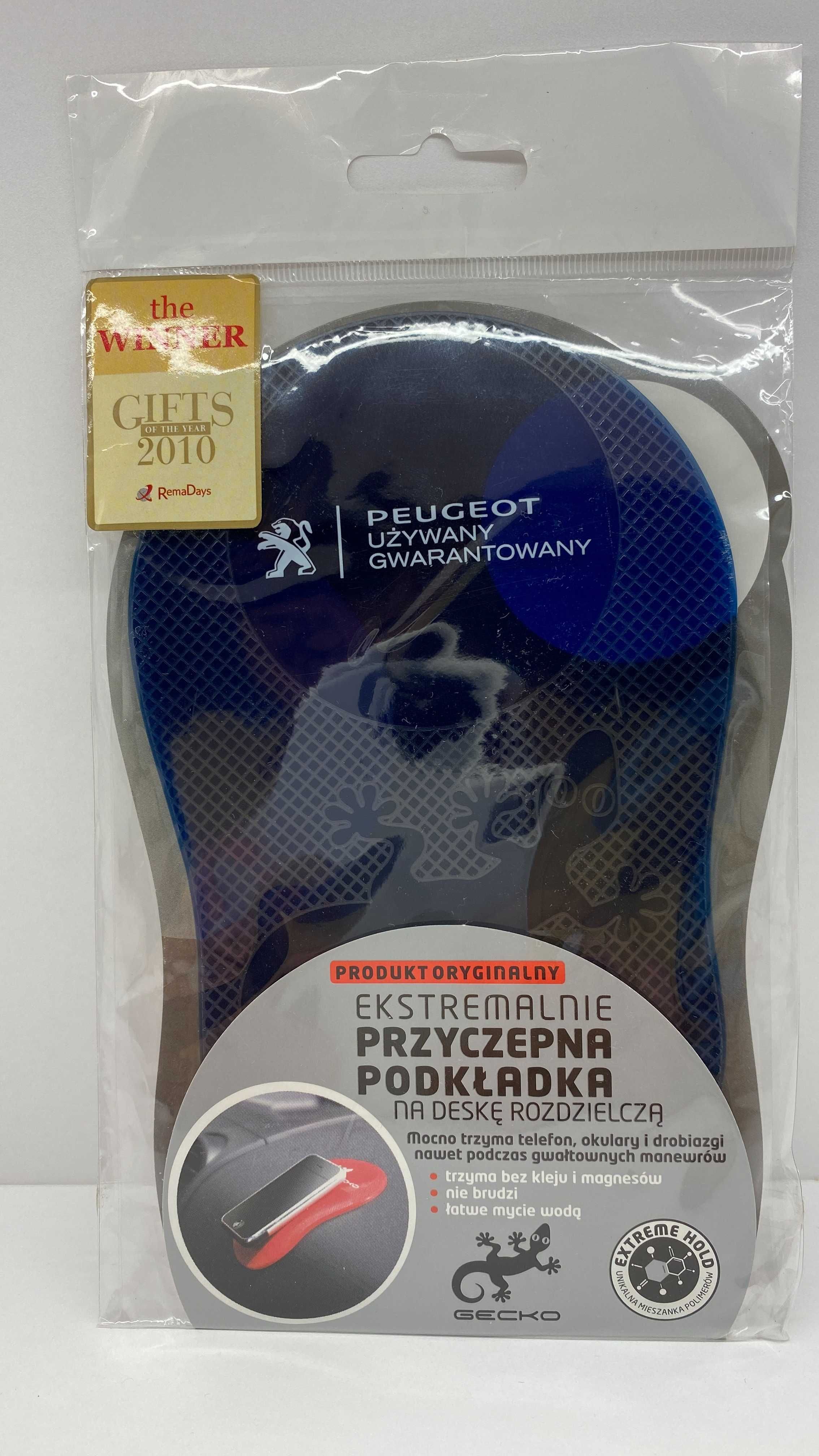 Przyczepna podkładka na deskę rozdzielczą do telefonu czy okularów